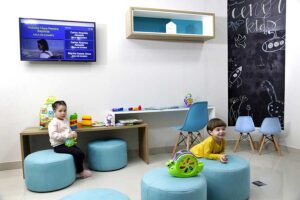 Espaço Kids dentro da Clínica Cenor - Centro Oftalmológico de Resende - RJ